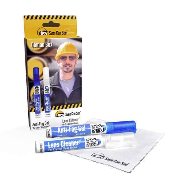 Anti Fog Gel & Lens Cleaner Combo Pack